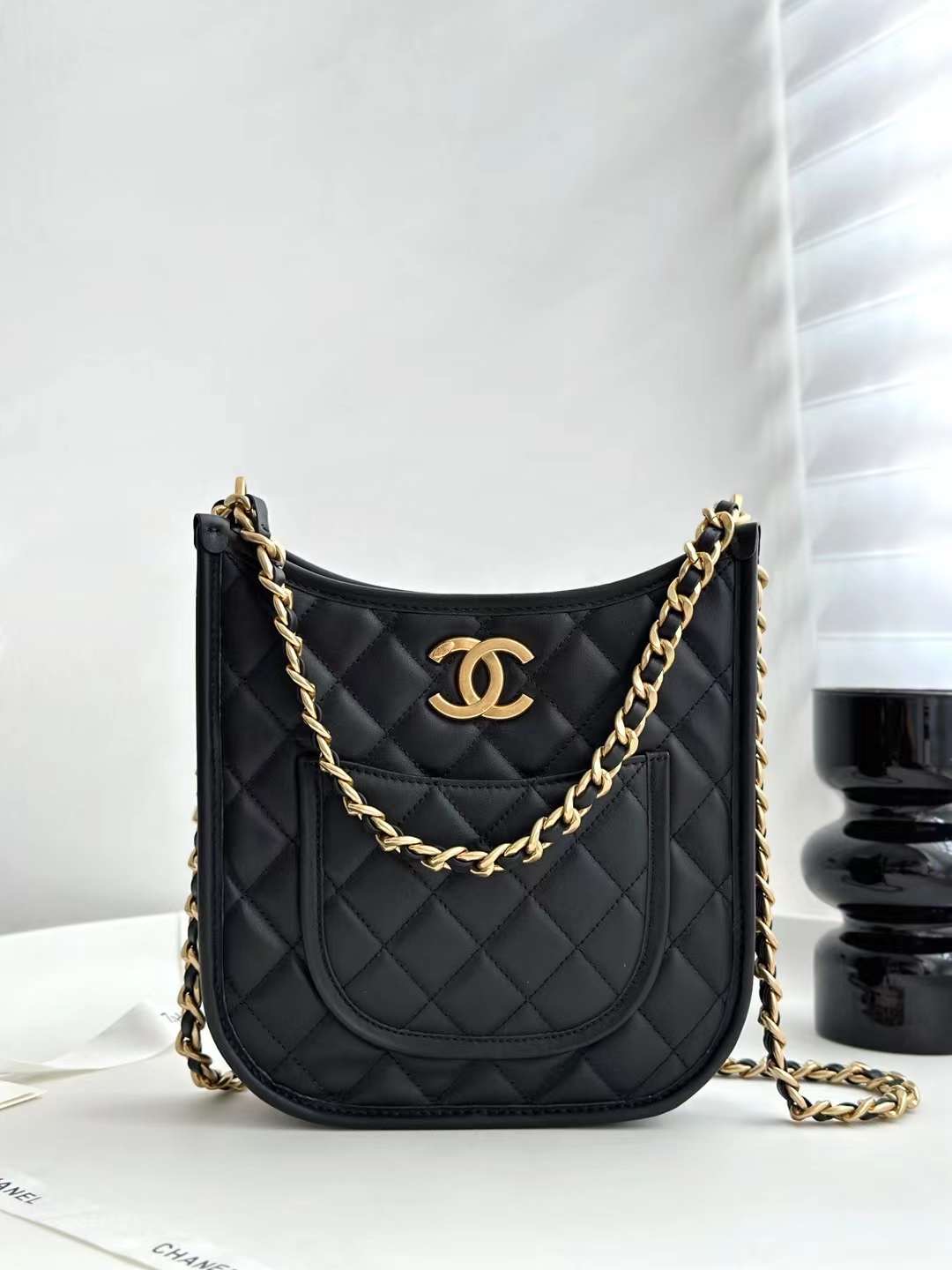 24ss 샤넬 포켓 체인 호보백