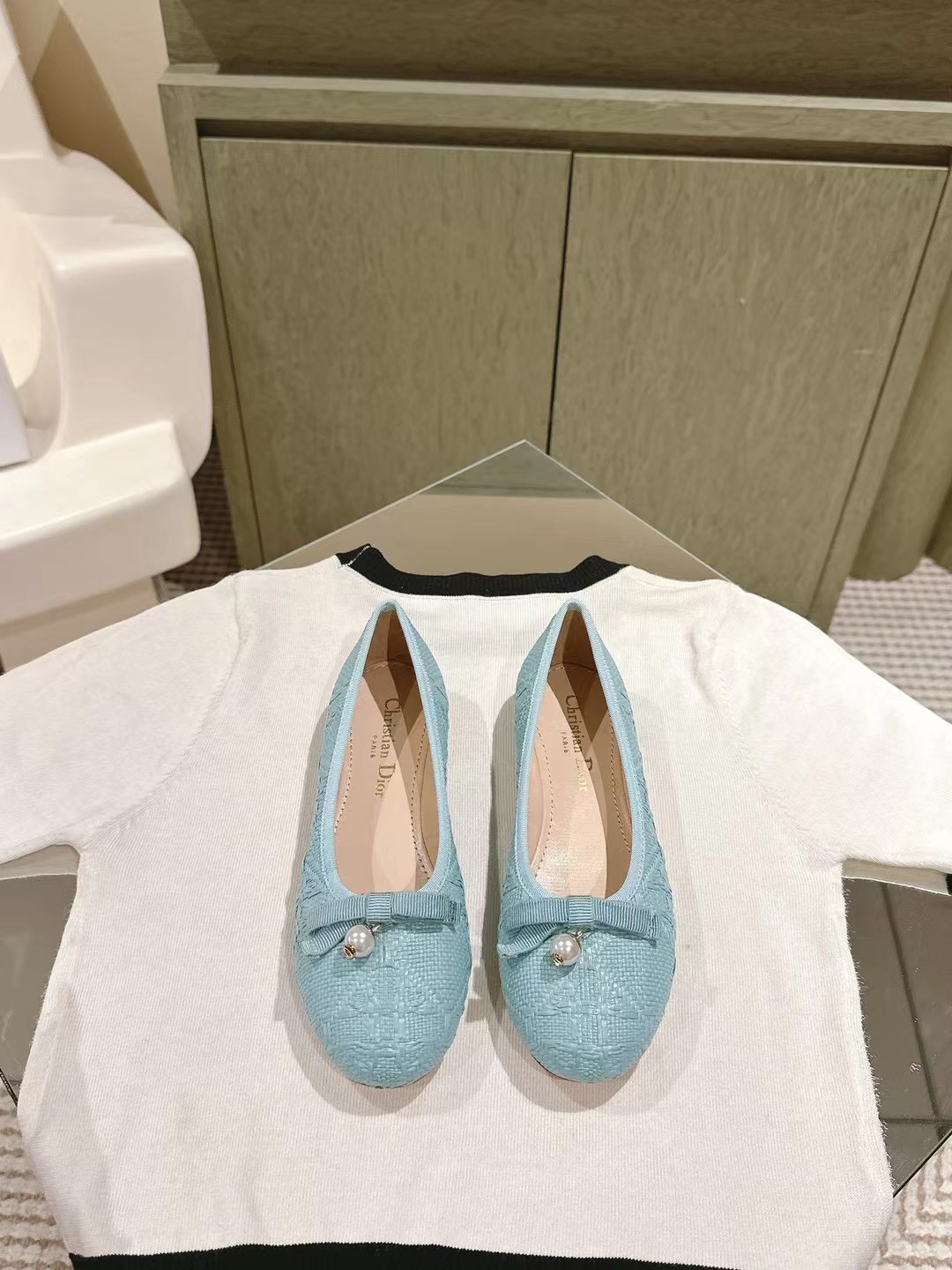 24ss 디올 발레 플랫