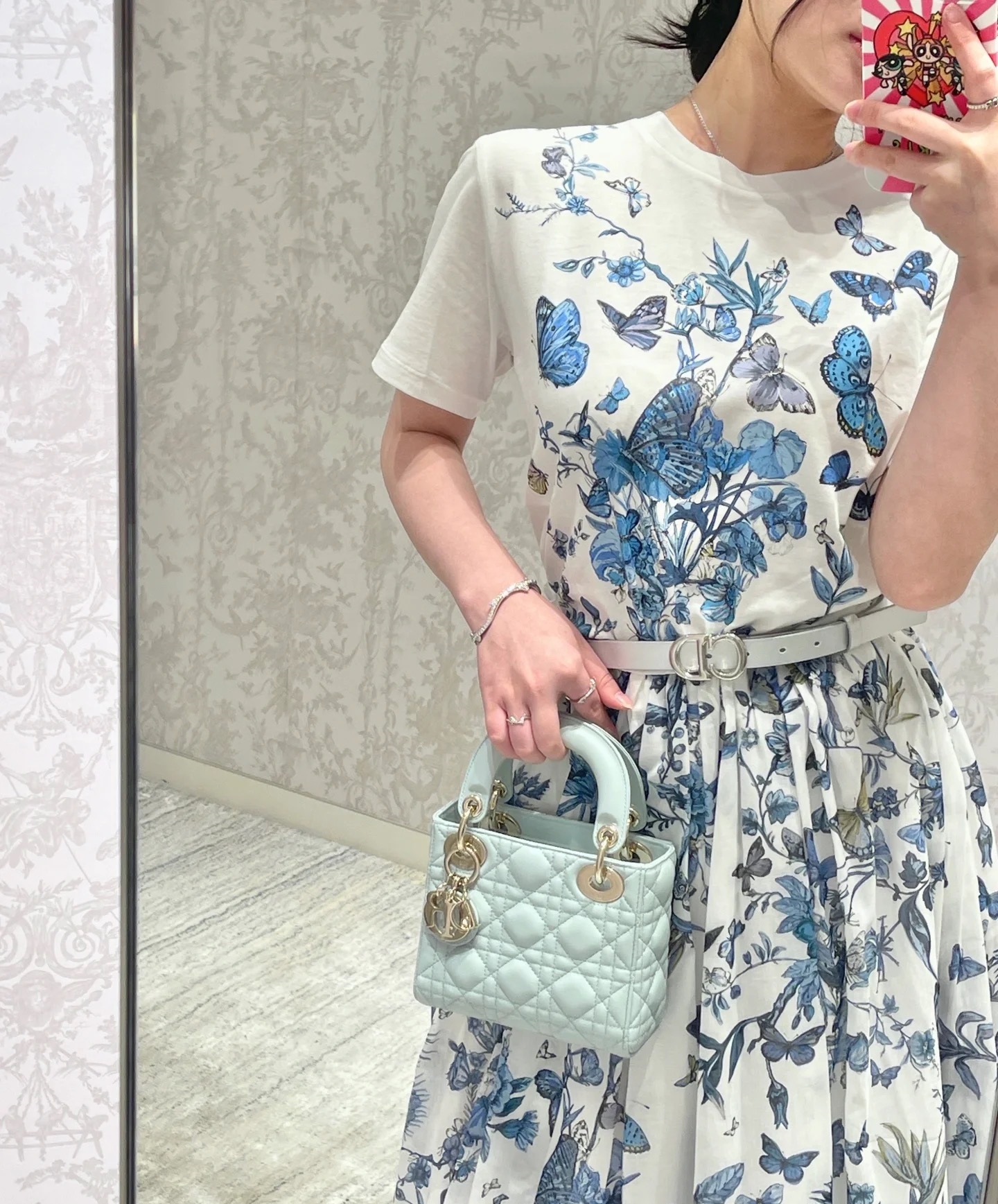 레이디 디올 미니 백