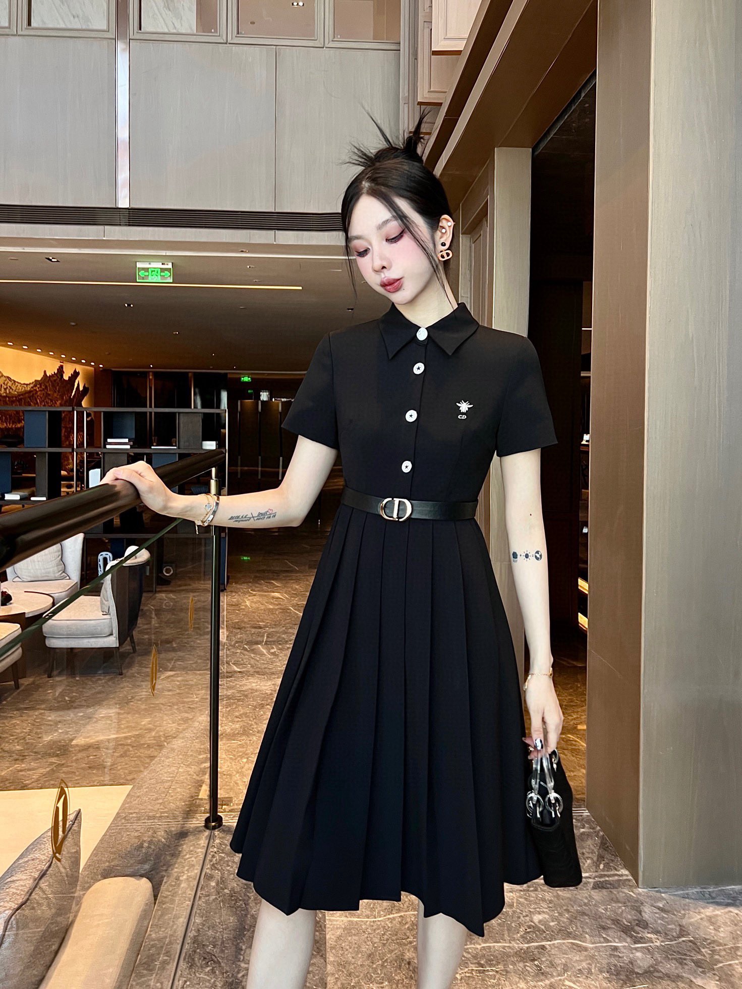 디올 벨트 원피스