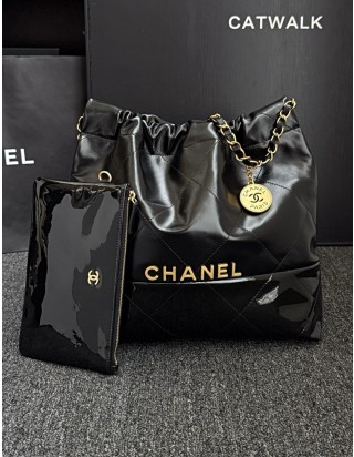 샤넬22백 페이던트 투톤