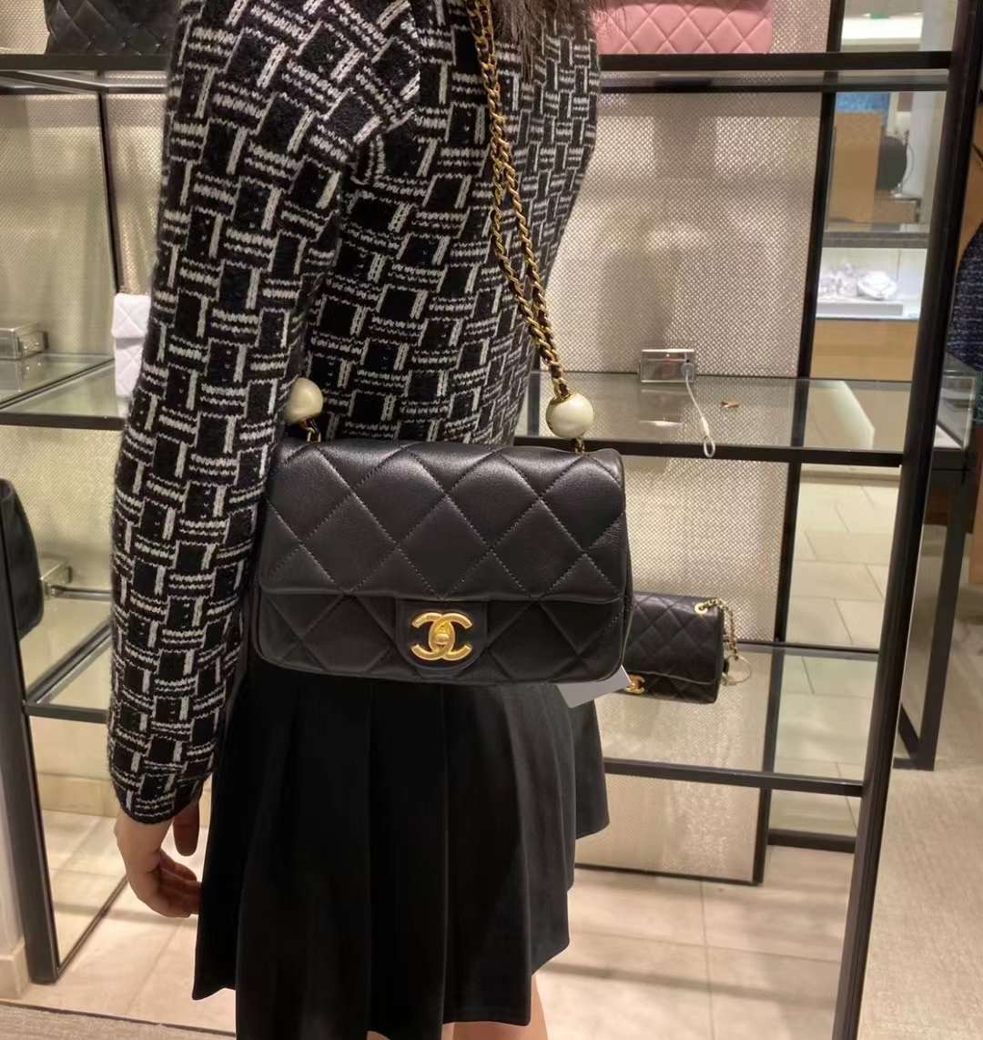 24ss 샤넬 진주볼 플랩백 스몰