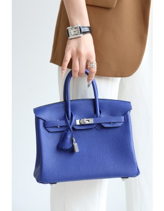 에르메스 버킨25 블루일렉트릭