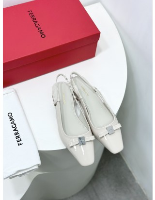 살바토레 페라가모 MARLINA 보우 슬링백