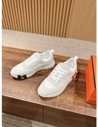 에르메스 여성 바운싱 스니커즈 블랑 메쉬