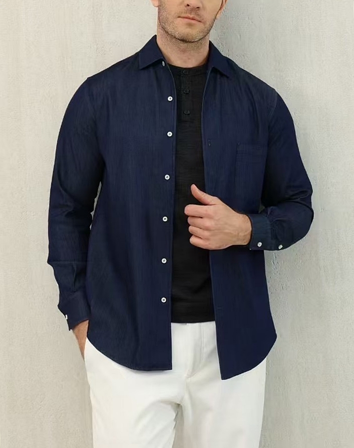 로로피아나 데님셔츠