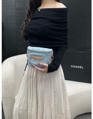 루이비통 미니범백 모노그램 데님