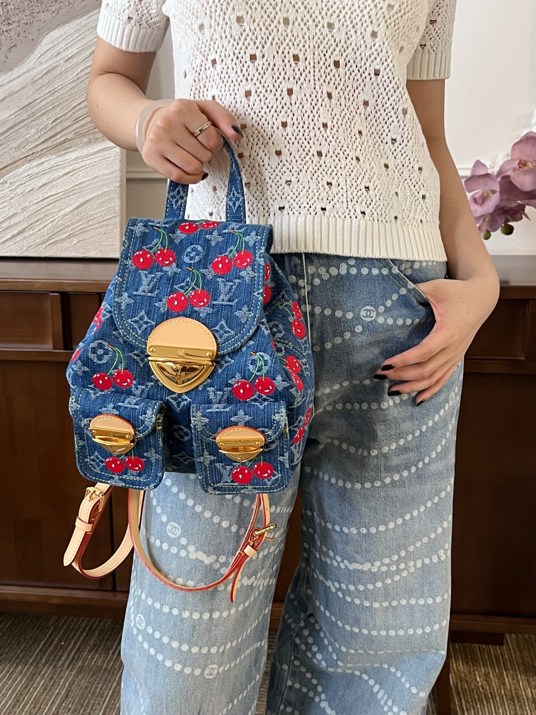 루이비통 X 무라카미 다카시 베니스 NM