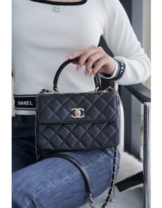 샤넬 트렌디 CC 탑핸들 뉴미니 백