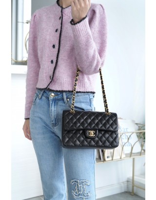 샤넬 클래식 미니 플랩백 블랙금장