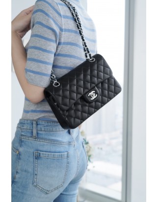 샤넬 클래식 미니 플랩백 블랙은장