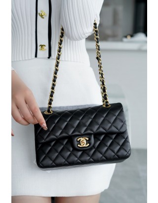 샤넬 클래식 스몰 플랩백 블랙금장