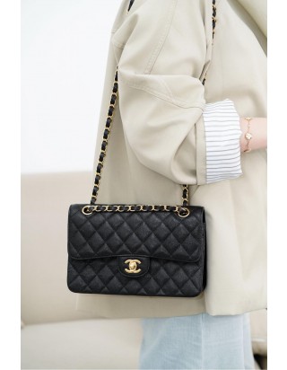 샤넬 클래식 스몰 플랩백 블랙금장