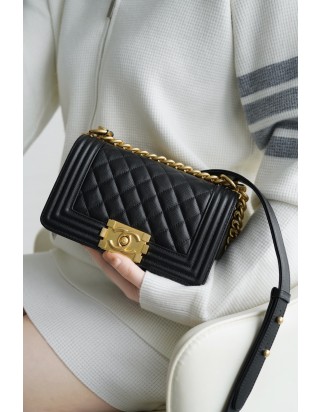 샤넬 르 보이 백 스몰 금장