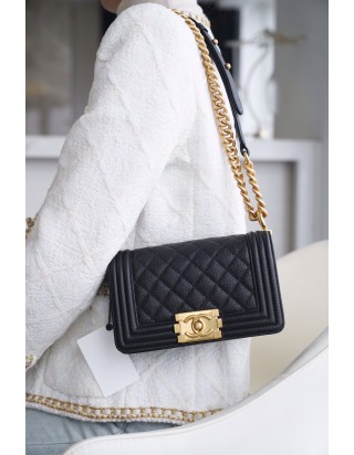 샤넬 르 보이 백 스몰 금장