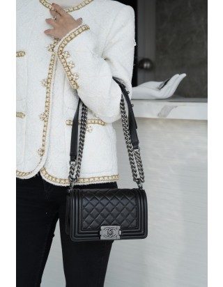 샤넬 르 보이백 스몰 은장