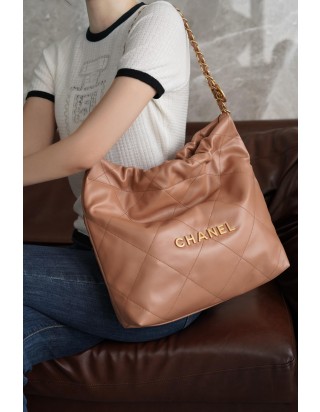 샤넬 22 핸드백 스몰 카라멜