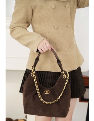 샤넬 맥시 스몰 호보 백