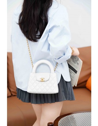 샤넬 켈리 라지 쇼핑백 23K