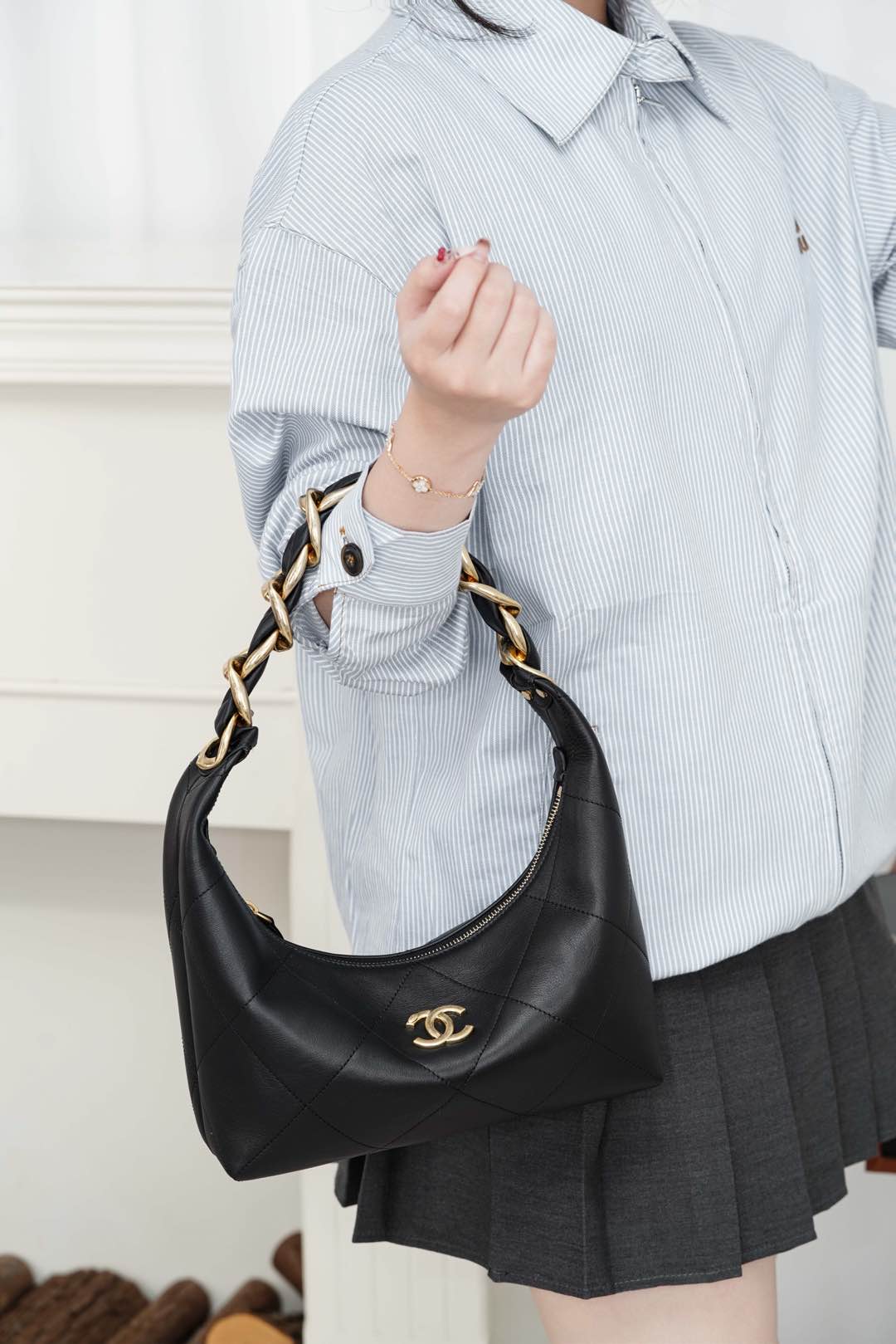 샤넬 25K 호보 백