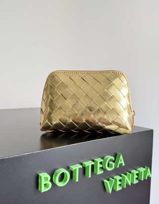 보테가 베네타 스몰 인트레치아토 뷰티 파우치