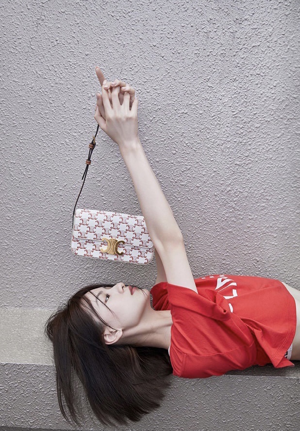 셀린느 미니 트리옹프 숄더 백