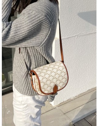 셀린느 폴코 트리옹프 캔버스 메신저 백