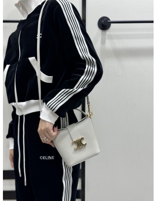 셀린느 트리옹프 미니 버킷 백