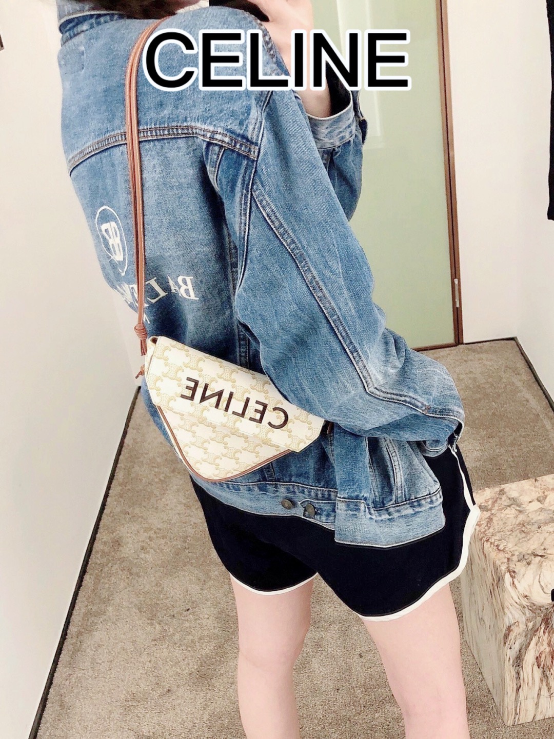 셀린느 트리옹프 트라이앵글 백