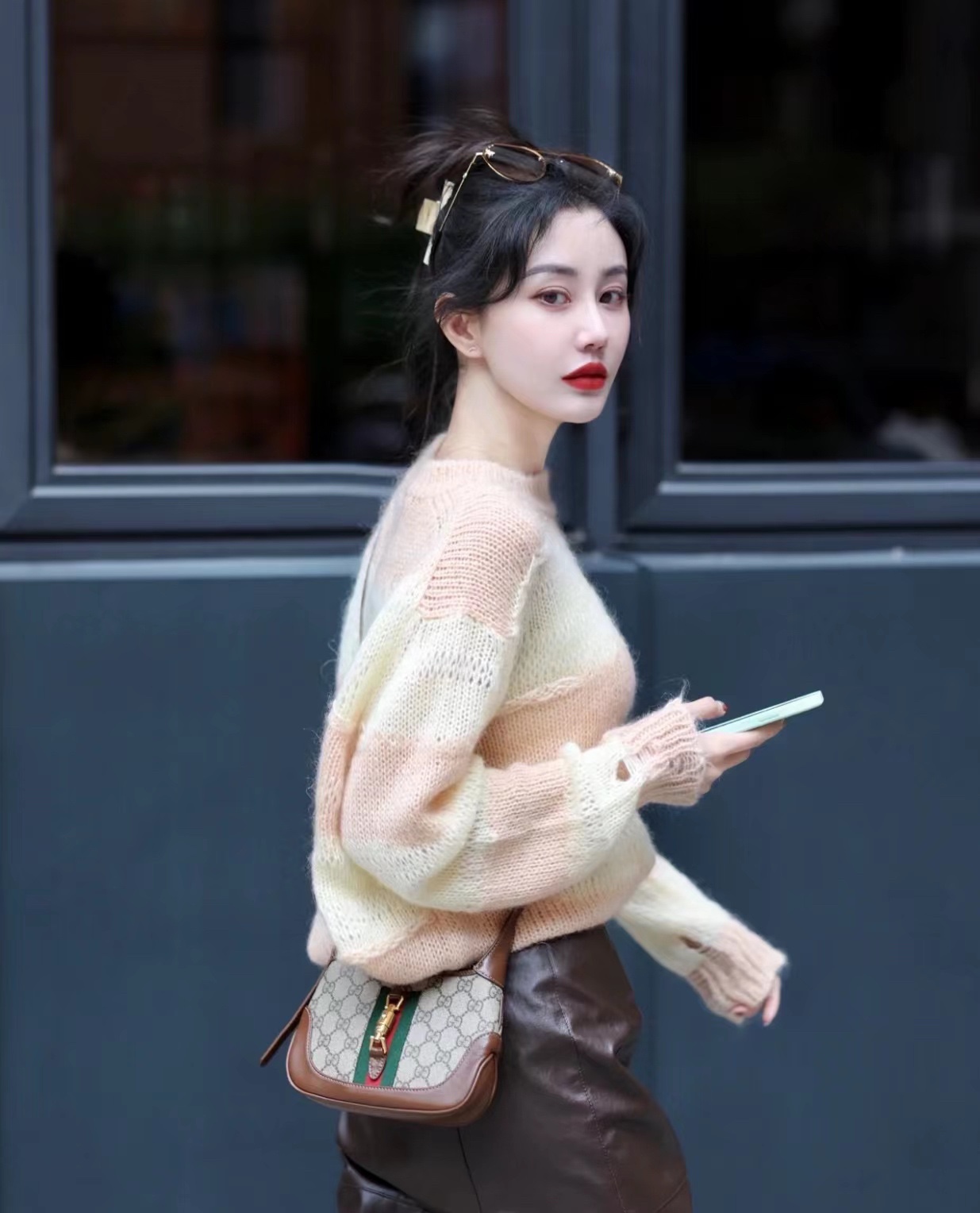 구찌 재키 1961 미니 숄더백