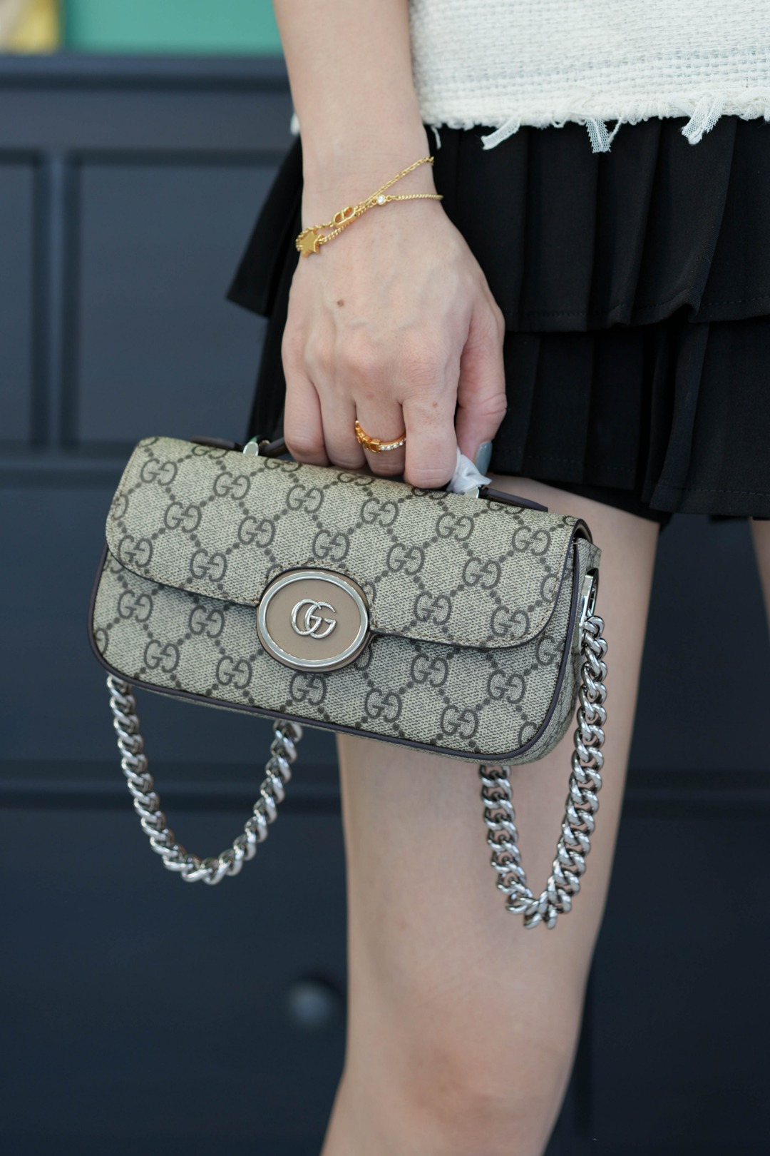 구찌 쁘띠 GG 미니 숄더백