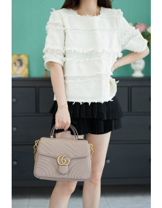 구찌 GG 마몽 마틀라세 숄더백 미디움