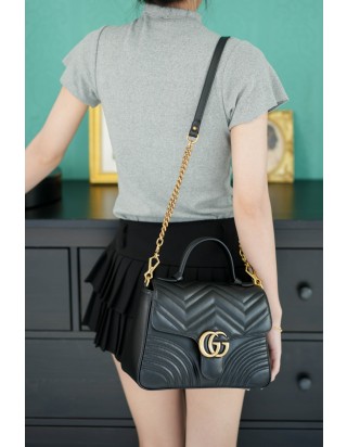 구찌 GG 마몽 마틀라세 숄더백 미디움