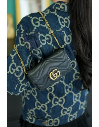 구찌 마몽 마틀라쎄 미니 체인 숄더백