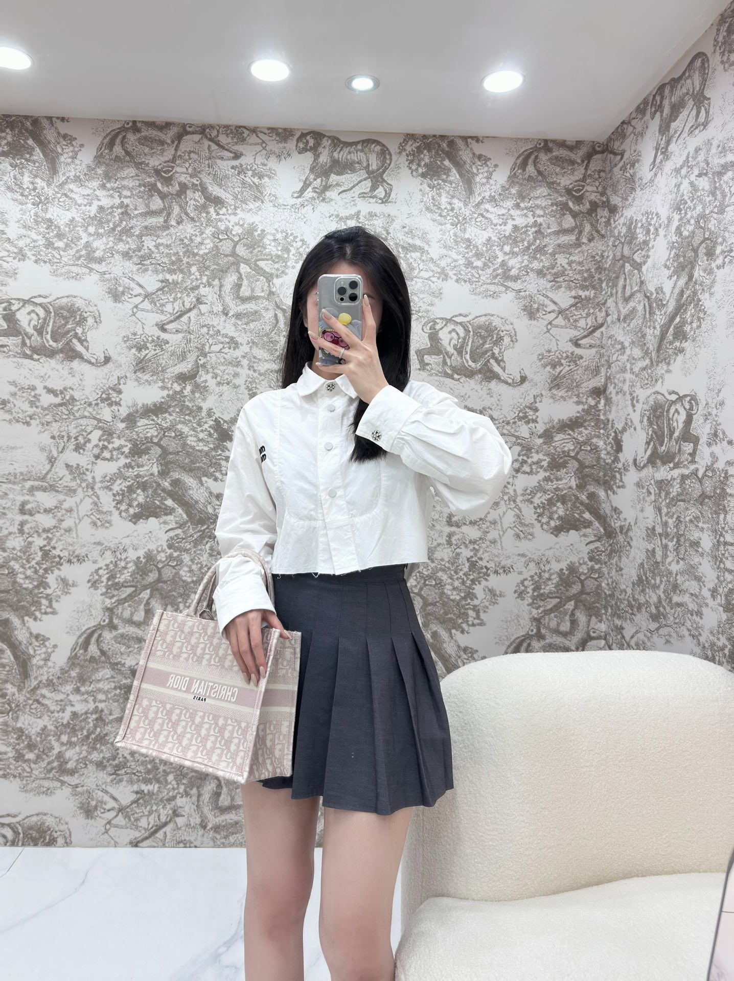 디올 북 토트 백 스몰