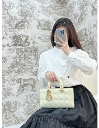 디올 레이디 디 조이 미디움 백