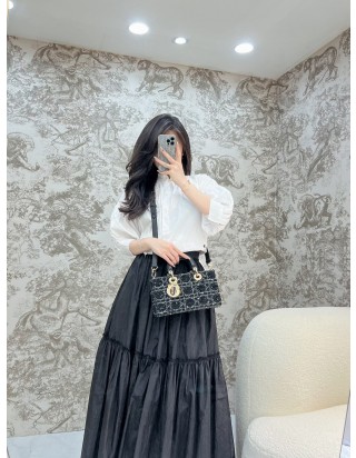 디올 레이디 디 조이 미디움 백