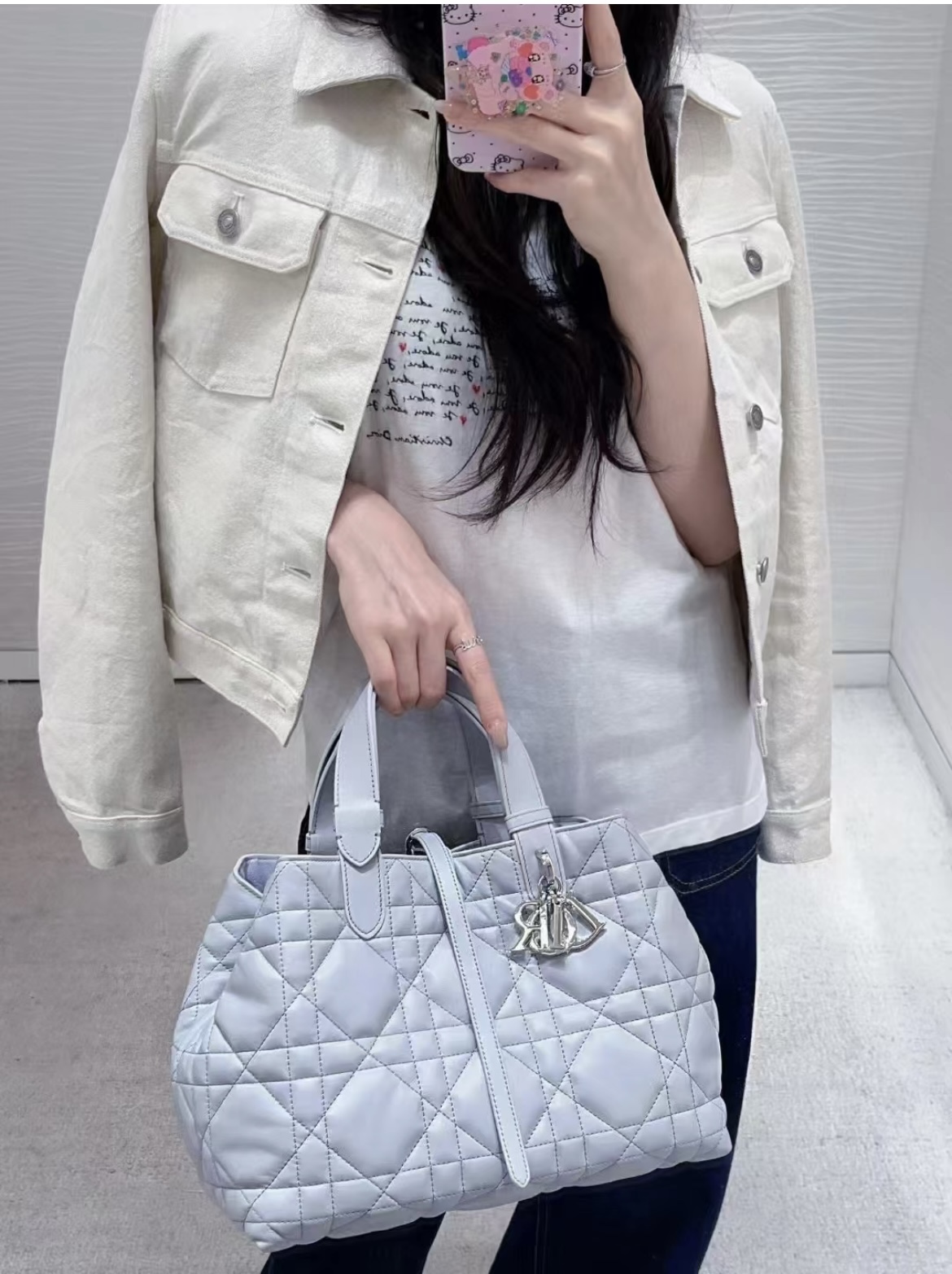 디올 뚜주흐 토트백 미디움