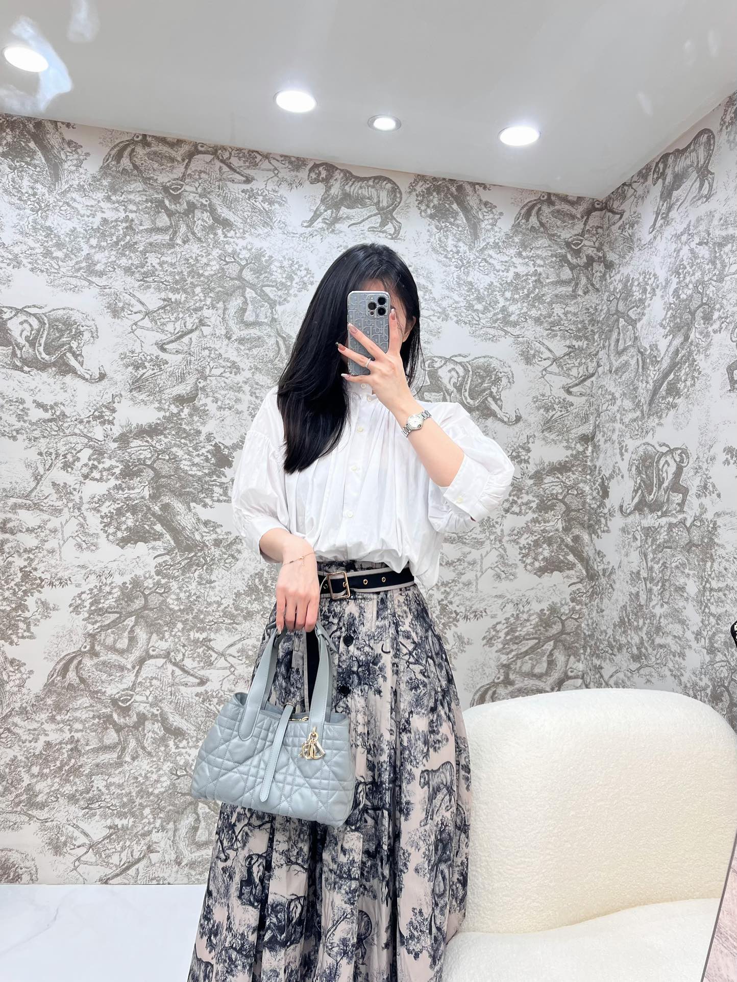 디올 뚜주흐 토트백 스몰