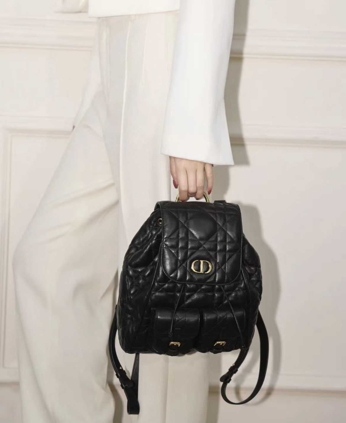 디올 카로 미디움 백팩