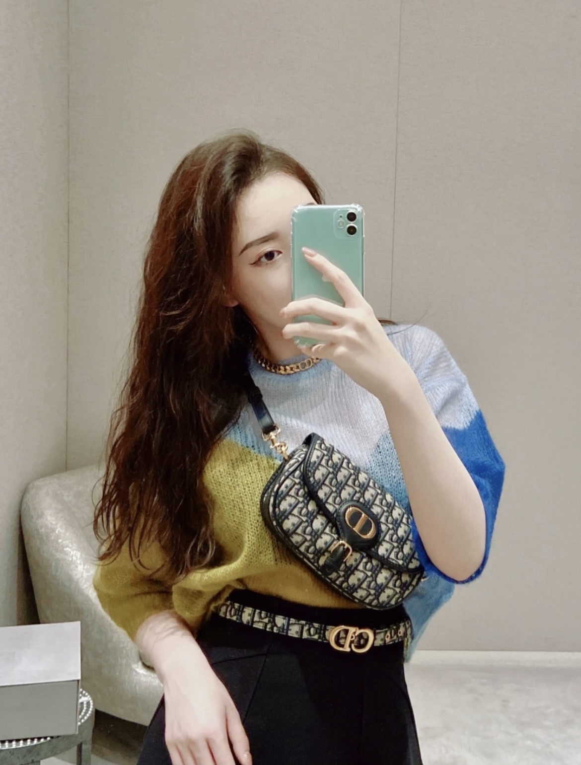 디올 바비 이스트 웨스트 백