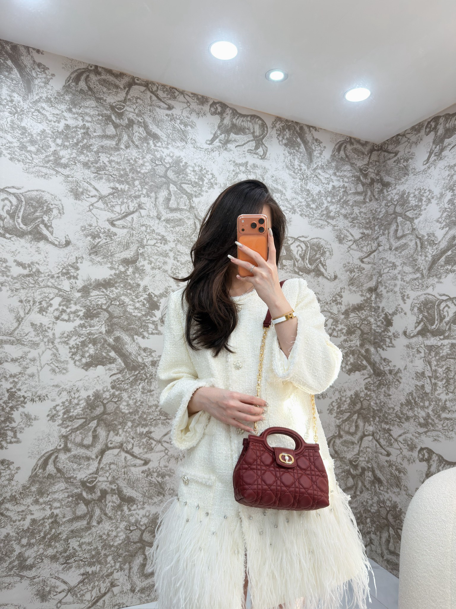 디올 졸리 탑 핸들백 미니