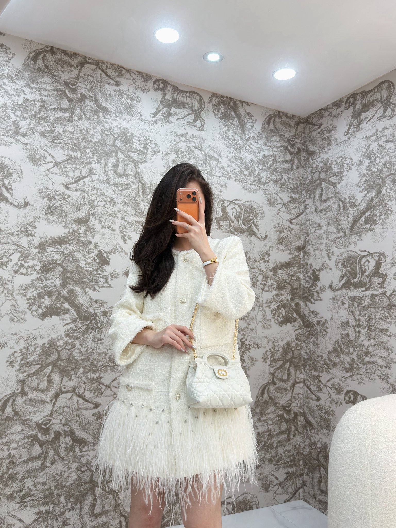 디올 졸리 탑 핸들 미니백