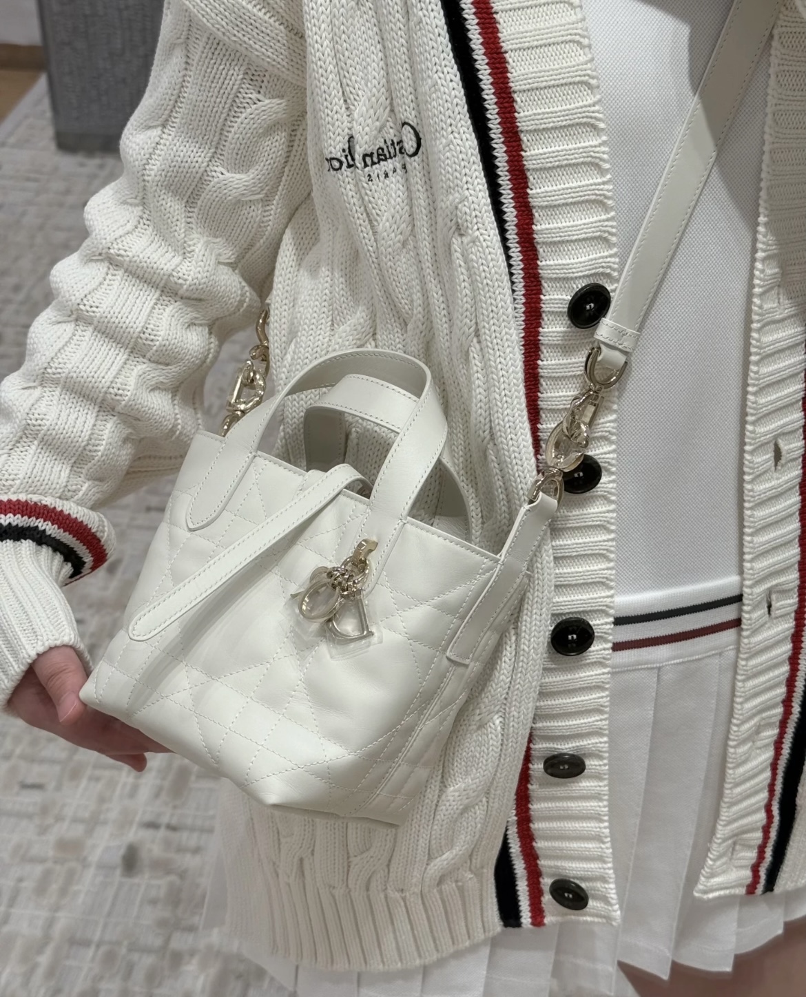 디올 뚜주흐 미니 버티컬 토트 백