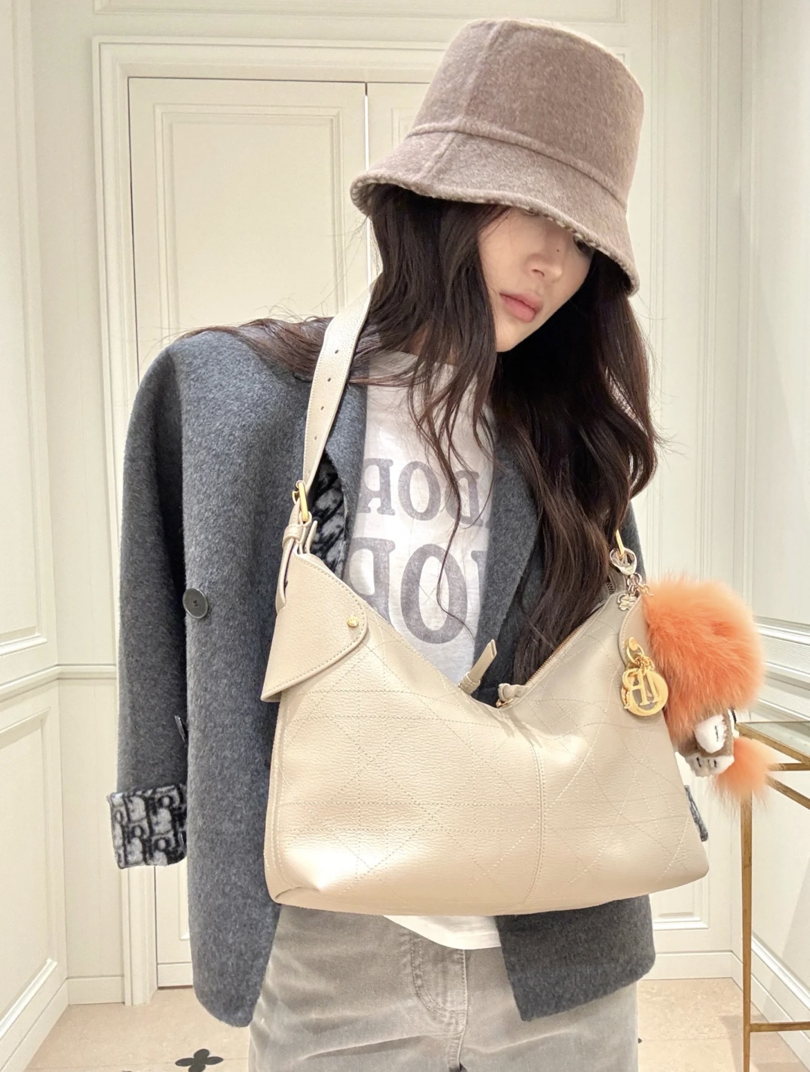 디올 보야주 미디움 백