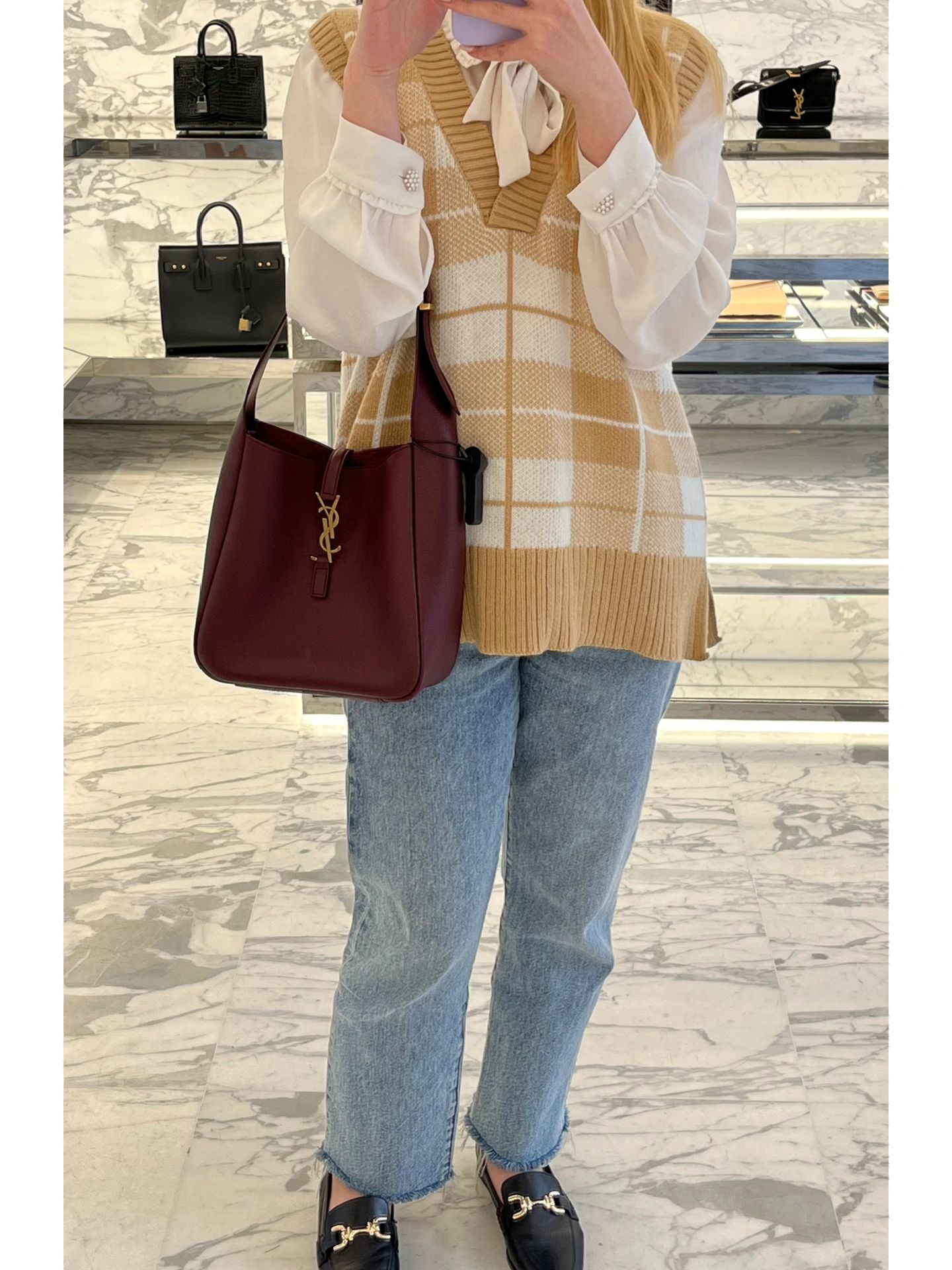 생로랑 르 5 아 7 소프트백 미디움