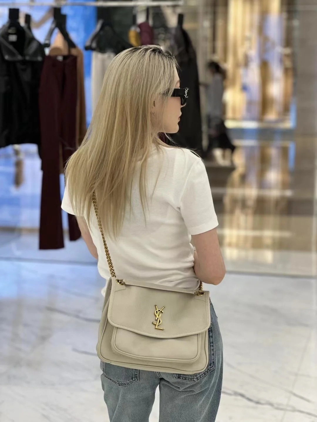 생로랑 니키 숄더백