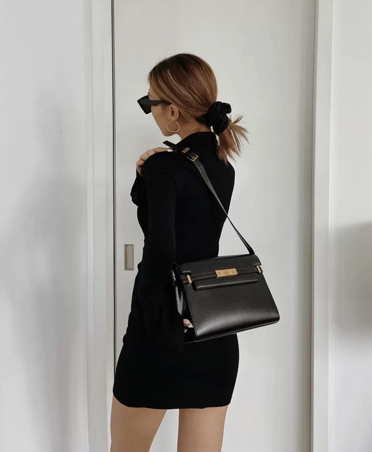 생로랑 맨하탄 백 라지