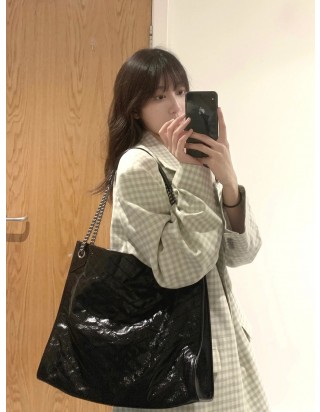 생로랑 니키 쇼핑백 라지