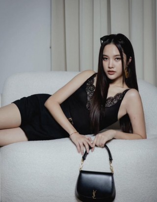 생로랑 볼테르 탑 핸들 숄더백